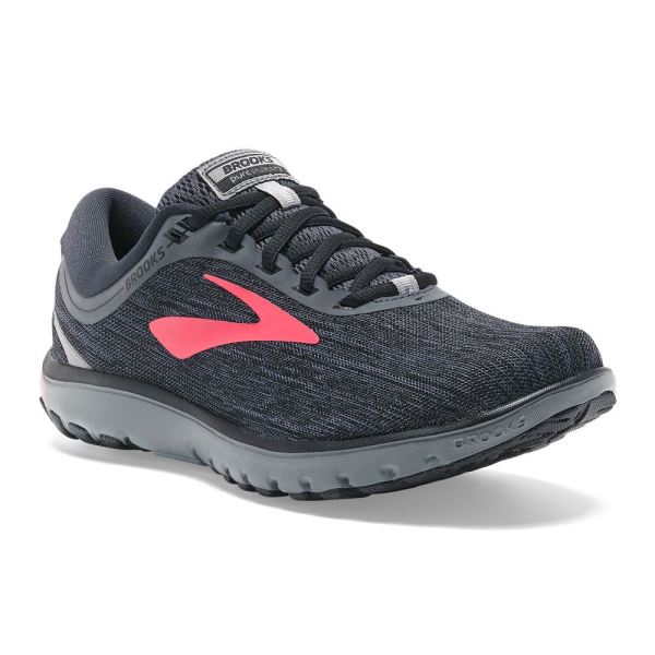 Brooks Shoes - PureFlow 7 Black/Ebony/Teaberry            