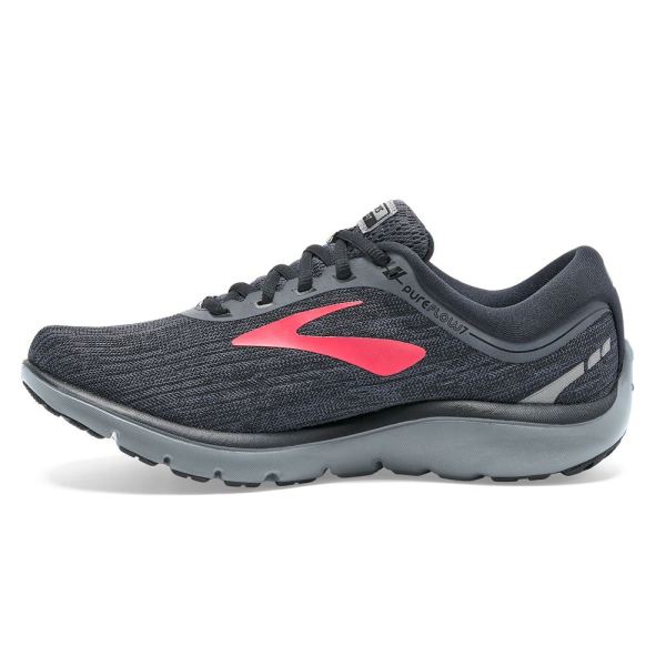 Brooks Shoes - PureFlow 7 Black/Ebony/Teaberry            