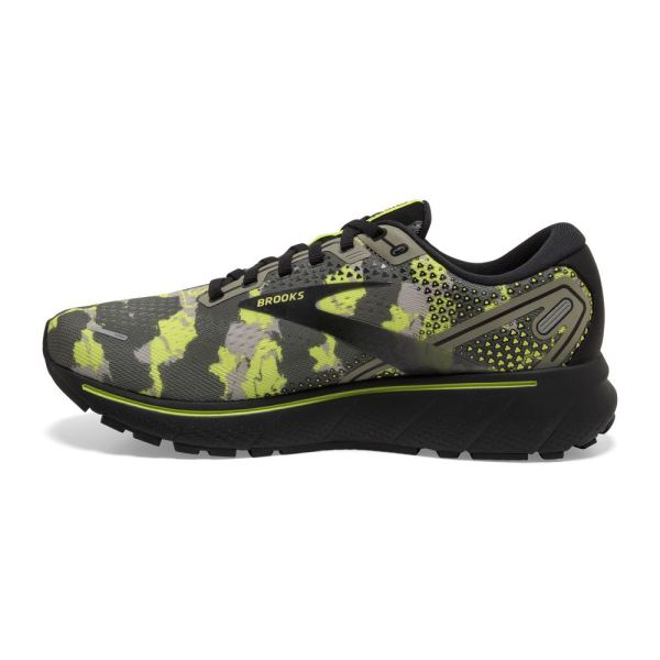 Brooks Shoes - Ghost 14 Olive/Lime Punch/Black            