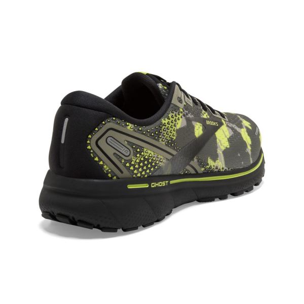 Brooks Shoes - Ghost 14 Olive/Lime Punch/Black            