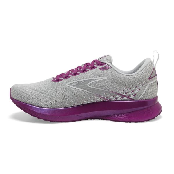 Brooks Shoes - Levitate 5 Grey/Lavender/Baton Rouge            