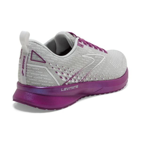 Brooks Shoes - Levitate 5 Grey/Lavender/Baton Rouge            