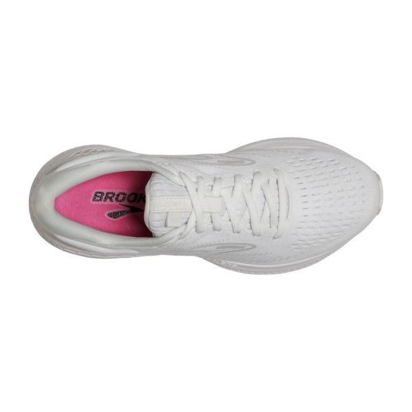 Brooks Shoes - Glycerin GTS 19 White-Pink/Luna Rock            