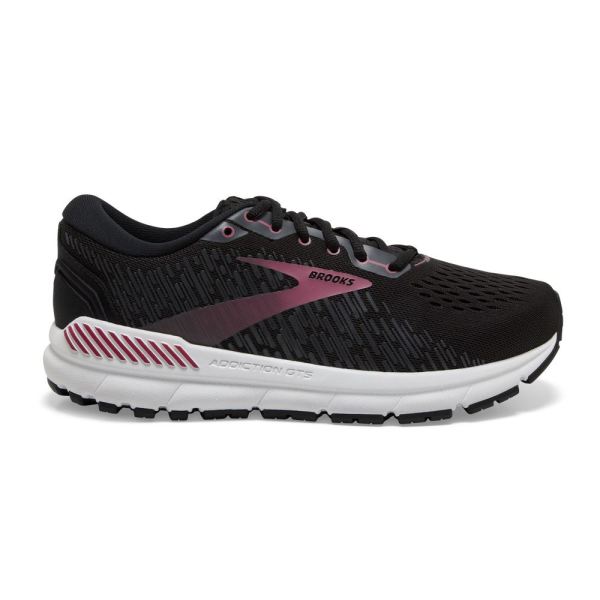 Brooks Shoes - Addiction 15 Black/Ebony/Mauvewood