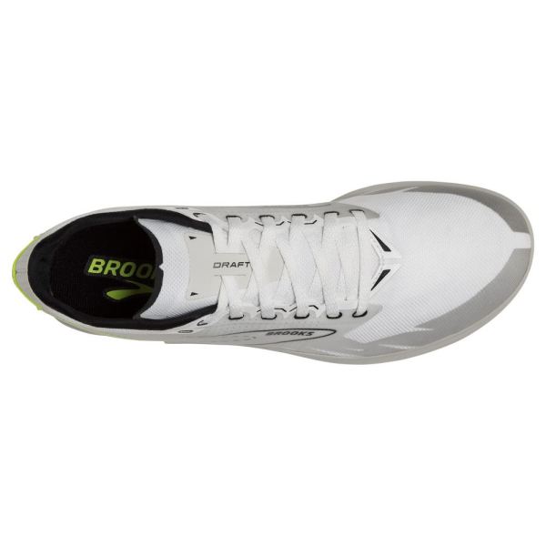 Brooks Shoes - Draft XC Spikeless White/Black/Nightlife            