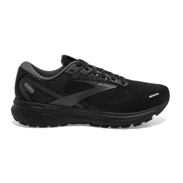 Brooks Shoes - Ghost 14 Black/Black/Ebony