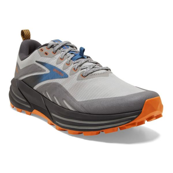 Brooks Shoes - Cascadia 16 Oyster Mushroom/Alloy/Orange            