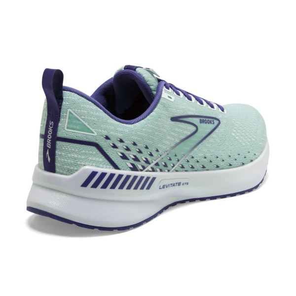 Brooks Shoes - Levitate GTS 5 Yucca/Navy Blue/White            