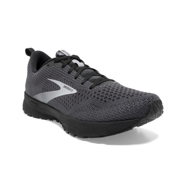 Brooks Shoes - Revel 4 Ebony/Black/Grey            