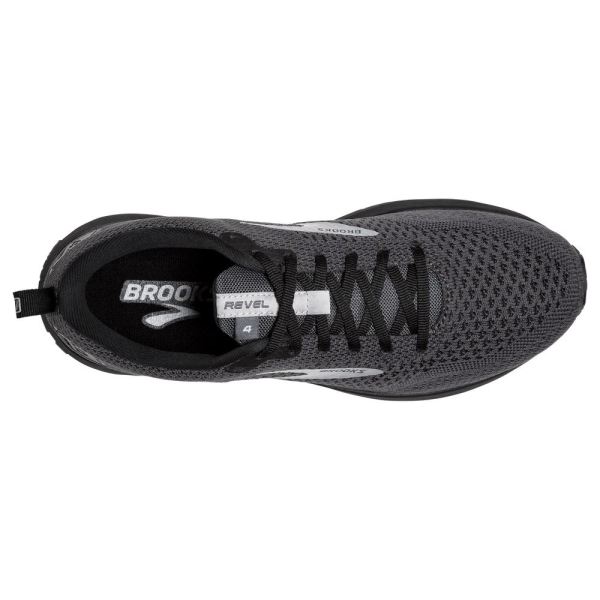Brooks Shoes - Revel 4 Ebony/Black/Grey            