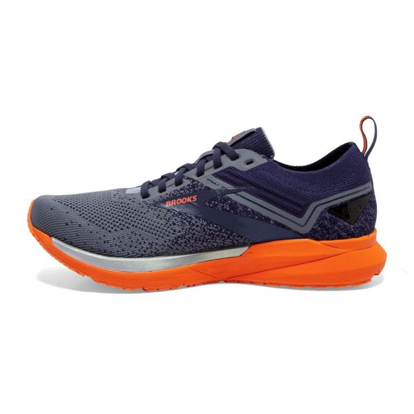 Brooks Shoes - Ricochet 3 Navy/Grey/Scarlet            