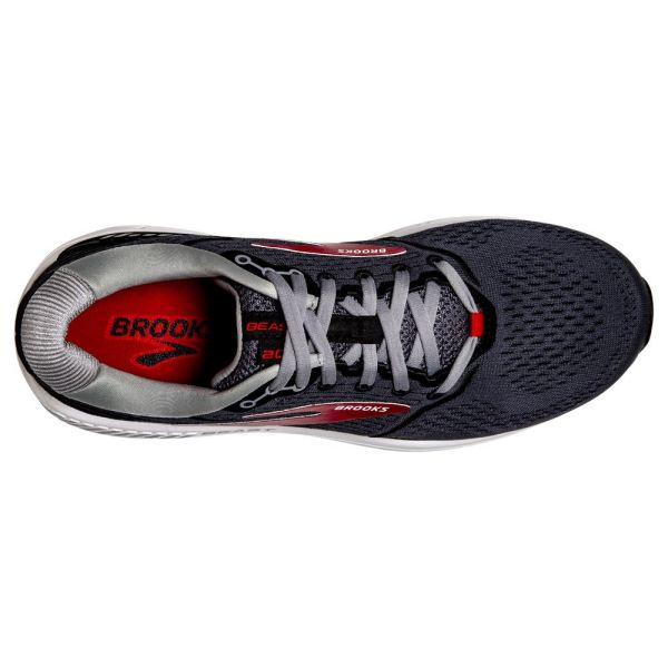 Brooks Shoes - Beast 20 Blackened Pearl/Black/Red            