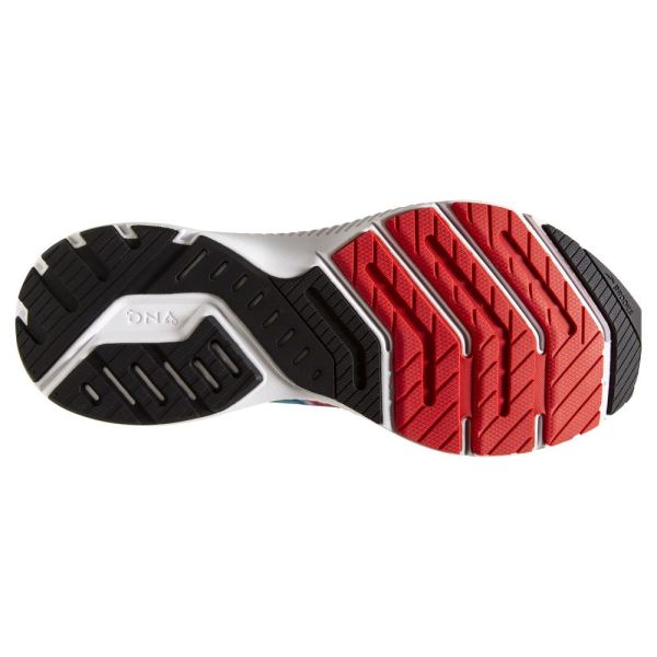 Brooks Shoes - Launch 8 Black/Nightlife/Red            