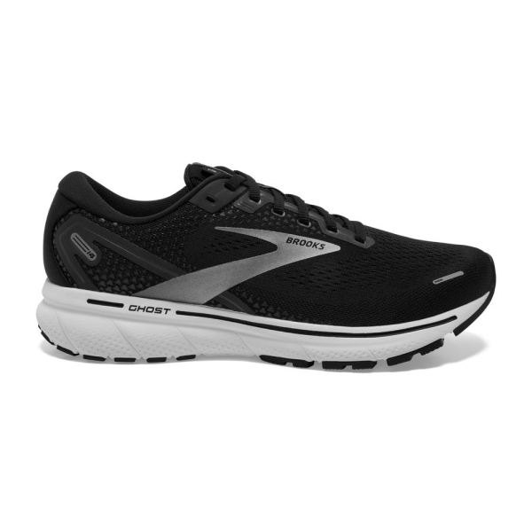 Brooks Shoes - Ghost 14 Black/White/Silver