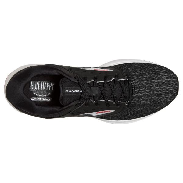 Brooks Shoes - Range 2 Black/White/High Risk Red            