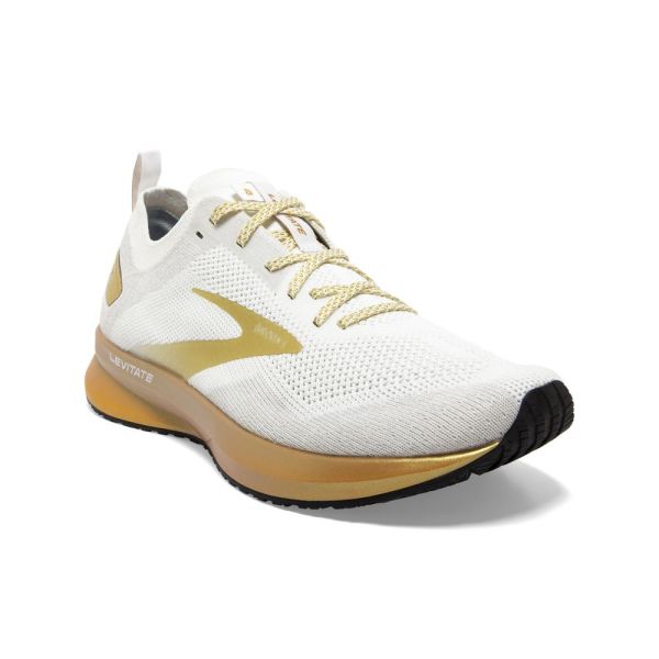 Brooks Shoes - Levitate 4 White/Gold            