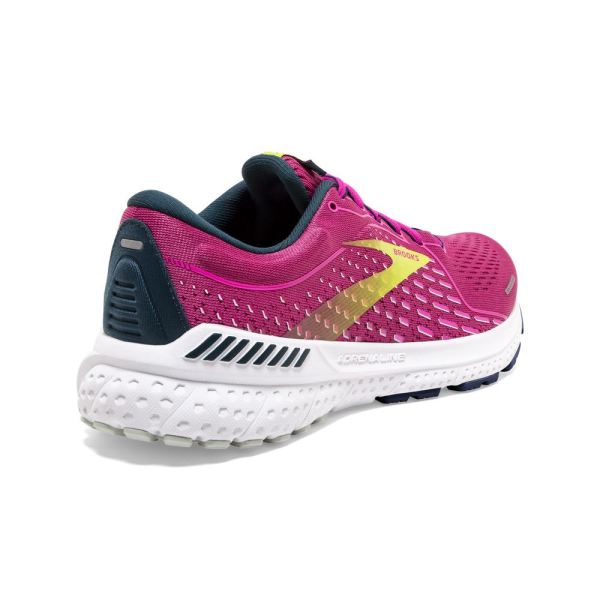 Brooks Shoes - Adrenaline GTS 21 Raspberry/Pink/Sulphur            