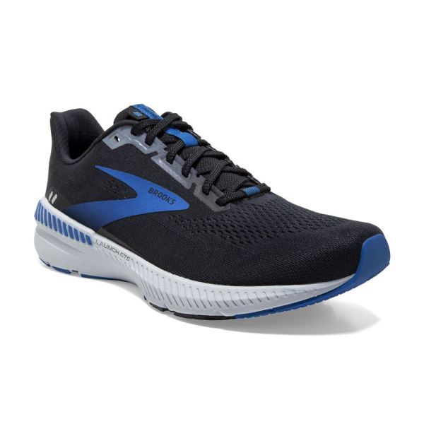 Brooks Shoes - Launch 8 GTS Black/Grey/Blue            