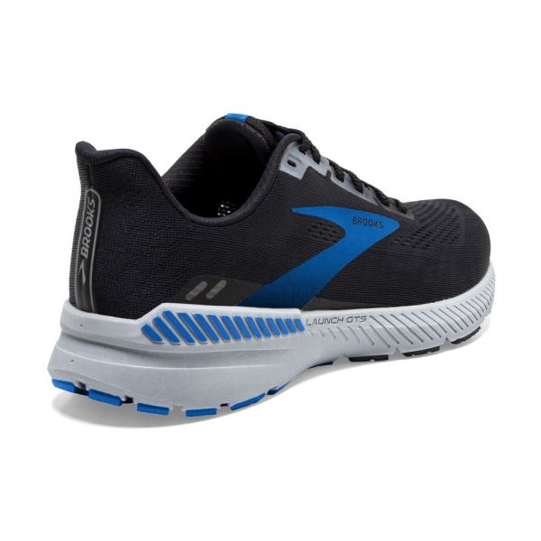 Brooks Shoes - Launch 8 GTS Black/Grey/Blue            