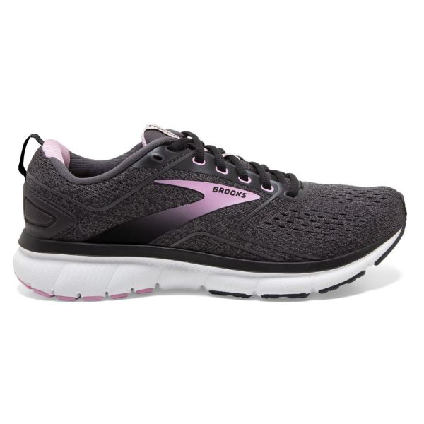 Brooks Shoes - Transmit 3 Black/Lilac Sachet/Blackened Pearl