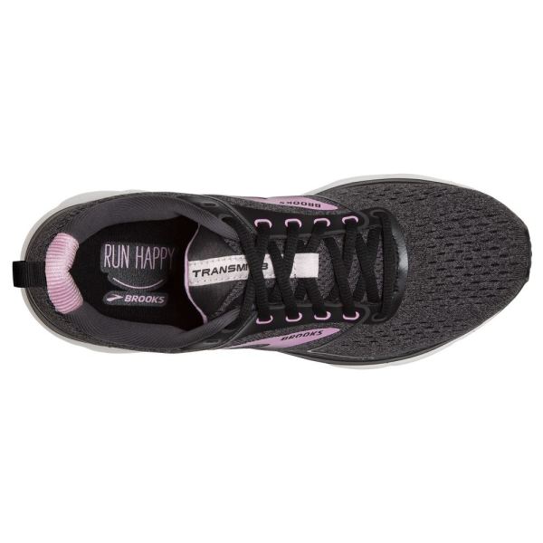 Brooks Shoes - Transmit 3 Black/Lilac Sachet/Blackened Pearl            