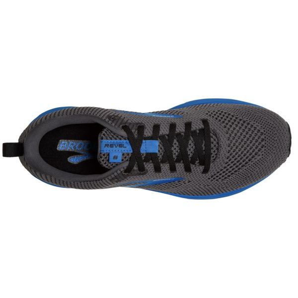 Brooks Shoes - Revel 5 Black/Grey/Blue            