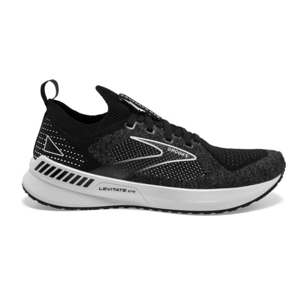 Brooks Shoes - Levitate StealthFit GTS 5 Black/Grey/White