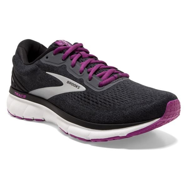 Brooks Shoes - Trace Ebony/Black/Wood Violet            