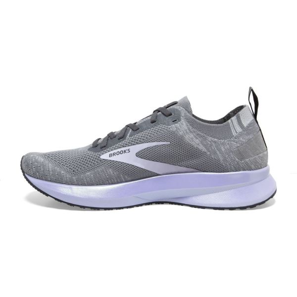 Brooks Shoes - Levitate 4 Grey/Blackened Pearl/Purple            