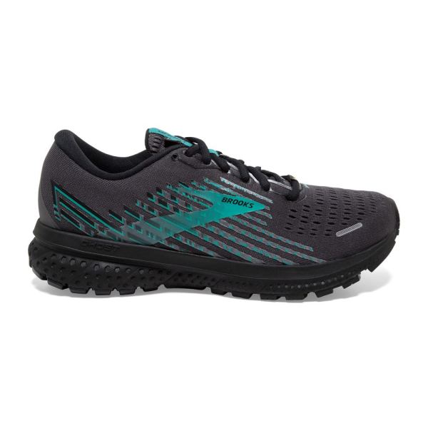 Brooks Shoes - Ghost 13 GTX Black/Black/Peacock