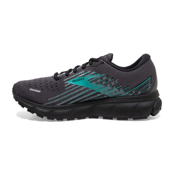 Brooks Shoes - Ghost 13 GTX Black/Black/Peacock            