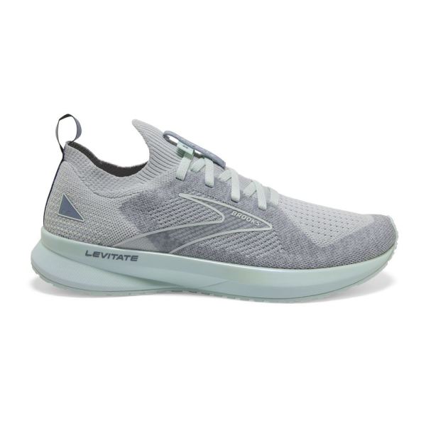 Brooks Shoes - Levitate StealthFit 5 Grey/Aqua Glass