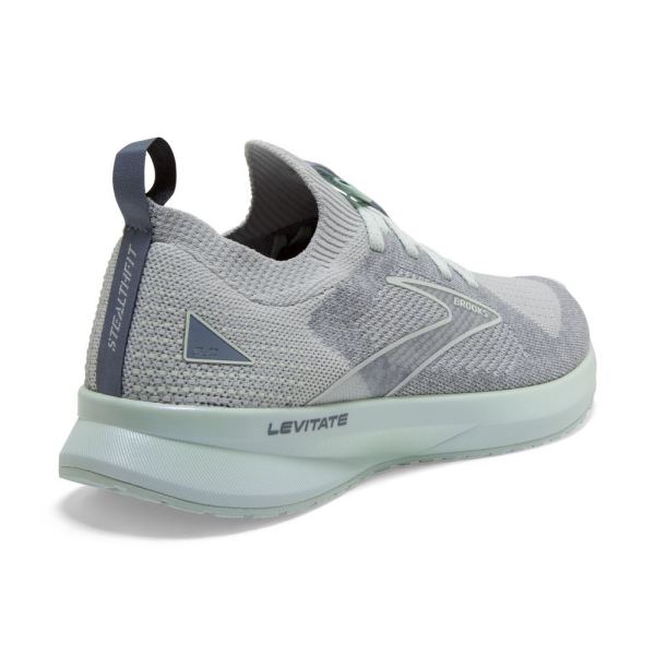 Brooks Shoes - Levitate StealthFit 5 Grey/Aqua Glass            