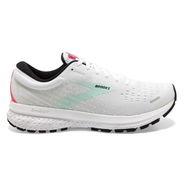 Brooks Shoes - Ghost 13 White/Yucca/Lilac