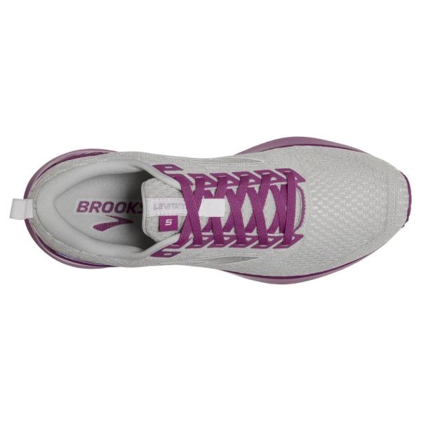 Brooks Shoes - Levitate GTS 5 Grey/Lavender/Baton Rouge            