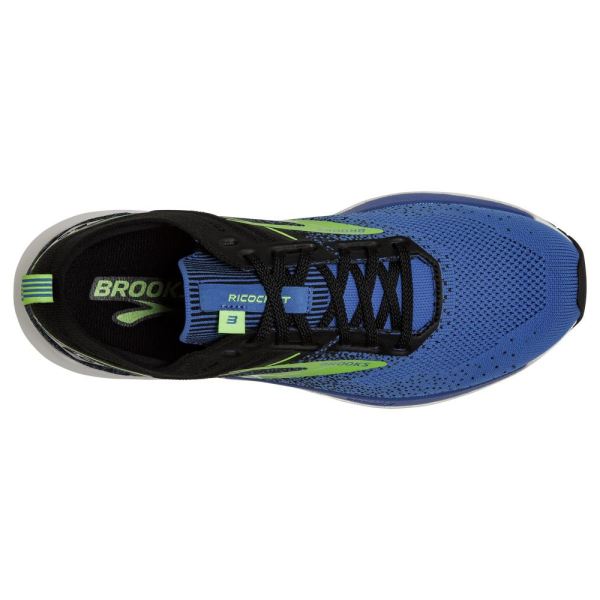 Brooks Shoes - Ricochet 3 India Ink/Blue/Green Gecko            