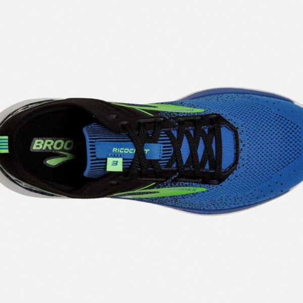 Brooks Shoes - Ricochet 3 India Ink/Blue/Green Gecko            