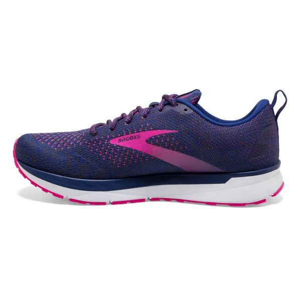 Brooks Shoes - Revel 4 Blue/Ebony/Pink            