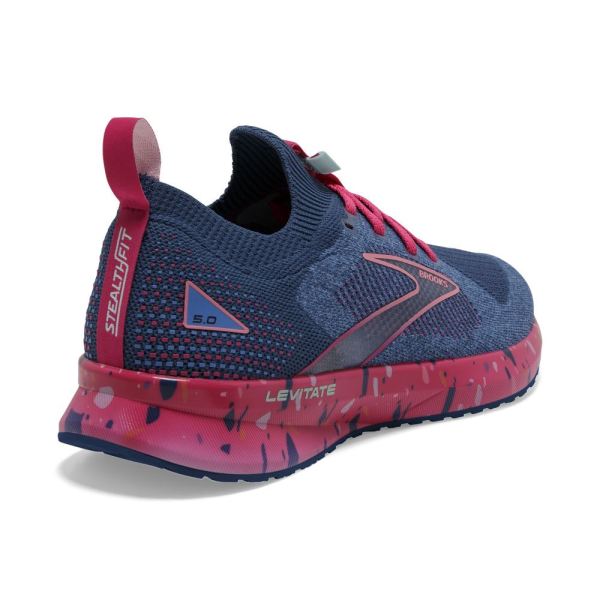 Brooks Shoes - Levitate StealthFit 5 Blue/Beetroot/Plume            