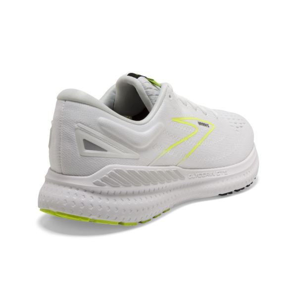 Brooks Shoes - Glycerin GTS 19 White/Nightlife/Black            