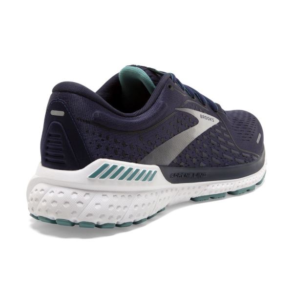 Brooks Shoes - Adrenaline GTS 21 Peacoat/Teal/Silver            