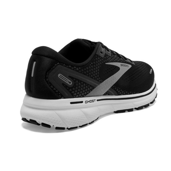 Brooks Shoes - Ghost 14 Black/White/Silver            