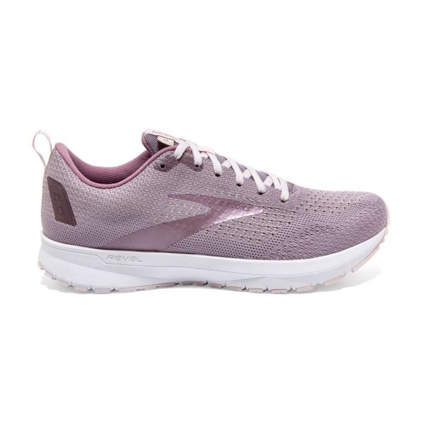 Brooks Shoes - Revel 4 Almond/Metallic/Primrose