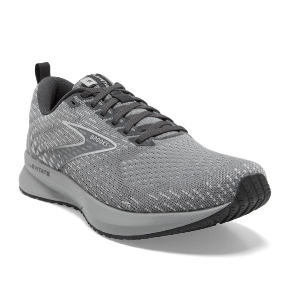 Brooks Shoes - Levitate 5 Grey/Oyster/Blackened Pearl            