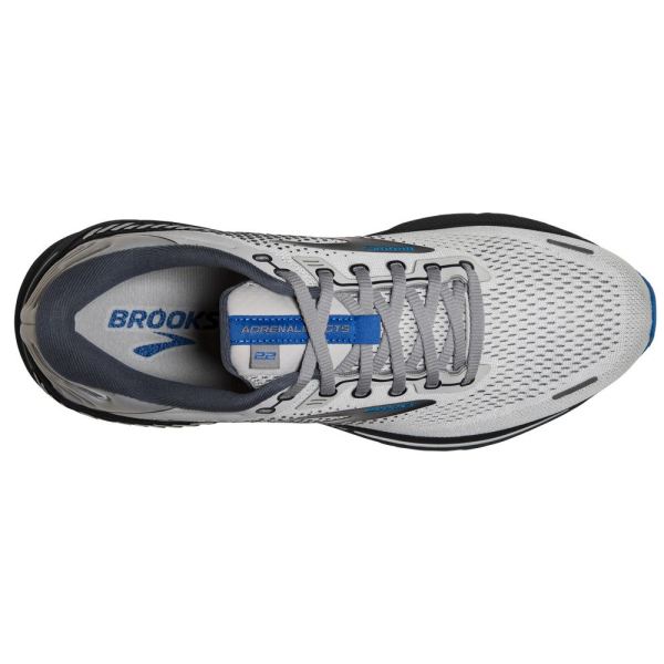 Brooks Shoes - Adrenaline GTS 22 Oyster/India Ink/Blue            