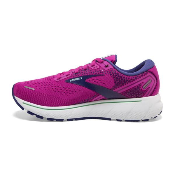 Brooks Shoes - Ghost 14 Fuschia/Yucca/Navy            