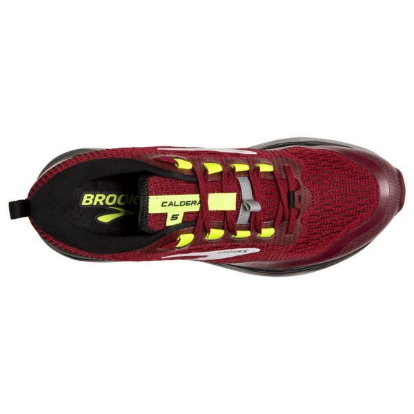 Brooks Shoes - Caldera 5 Red/Black/Nightlife            