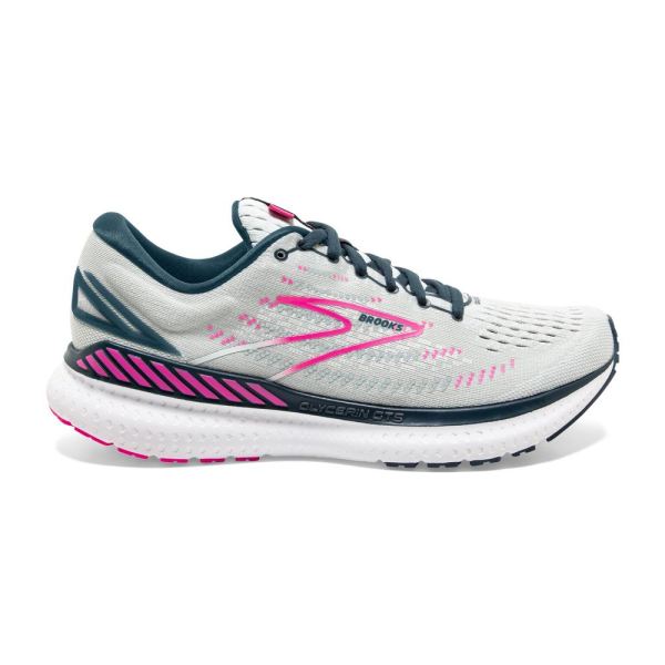 Brooks Shoes - Glycerin GTS 19 Ice Flow/Navy/Pink