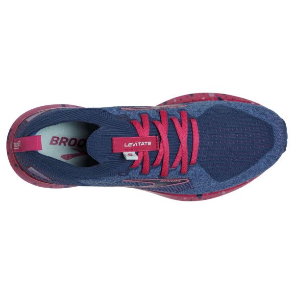 Brooks Shoes - Levitate StealthFit 5 Blue/Beetroot/Plume            