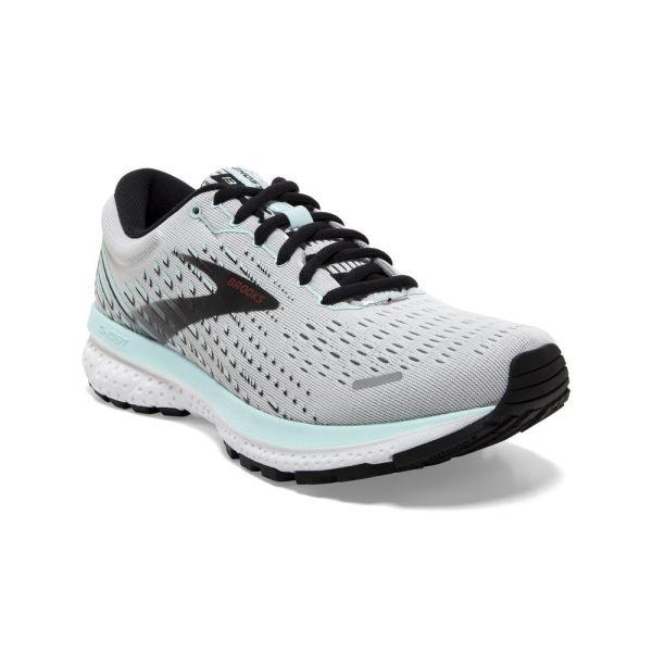 Brooks Shoes - Ghost 13 Grey/Fair Aqua/Black            